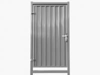 Калитка из профлиста LIGHT с фурнитурой Locinox, 1x2 м