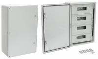 ЩРН-60 IP65 Корпус пластиковый распределительный серая дверь 600х400х200 (PR08.26501) Щит модульный