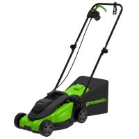 Газонокосилка электрическая Greenworks, GD1200LM32, 1200 Вт, 32 см (сетевая)