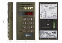 БВД-343F Вызывная панель подъездного аудиодомофона
