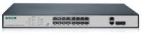 TSn-16P18UC 18 портовый PoE-коммутатор с 16 портами PoE