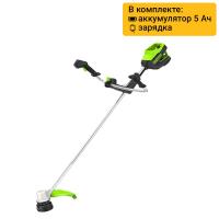 Триммер аккумуляторный Greenworks GD82BCBK4 Арт. 2110707UB, 82V, 45 см, бесщеточный, с 1хАКБ 5 Ач и ЗУ
