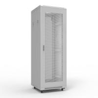 Шкаф напольный 19" 42U 800х800мм, передняя и задняя дверь перфорация, RAL 7035 REXANT (04-2335) Шкаф телекоммуникационный 19"