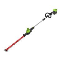 Кусторез штанговый аккумуляторный Greenworks GD60PHT61 Арт. 2301107, 60 В, 51 см, бесщеточный, без АКБ и ЗУ