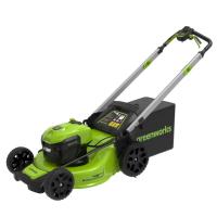 Газонокосилка аккумуляторная Greenworks GD40LM48SPК4 Арт. 2517407UB, 40V, 48 см, самоходная, бесщеточная, c 1хАКБ 4 Ач и ЗУ