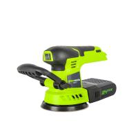 Орбитальная (эксцентриковая) шлиф машинка Greenworks G24ROS, 24v, без АКБ и ЗУ (аккумуляторная)