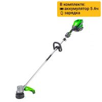 Триммер аккумуляторный Greenworks Арт. 2110607UB, 82V, 40 см,  бесщеточный,   с 1хАКБ 5 Ач и ЗУ