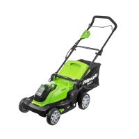 Газонокосилка аккумуляторная Greenworks G40LM41K4  Арт. 2504707VB,  40V, 41 см, c 1хАКБ 4 Ач и ЗУ