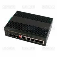 SW-8052/IC Промышленный PoE коммутатор Gigabit Ethernet на 6 портов