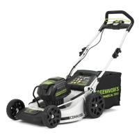 Газонокосилка аккумуляторная Greenworks GD82LM51 Арт. 2502007, 82V, 51 см, бесщеточная, без АКБ и ЗУ