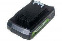 Аккумулятор Greenworks G24B2, 24v, li-ion, 2 А·ч