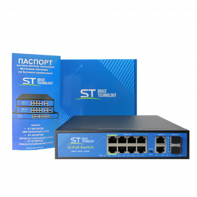 Источник питания ST-S814POE (8G/2G//2S/150W/АB/2BT) PRO