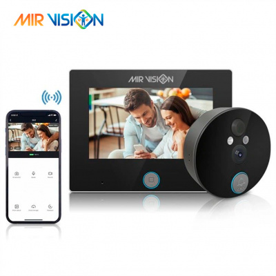 Дверной Wi-Fi Видеоглазок MR-95401B MirVision