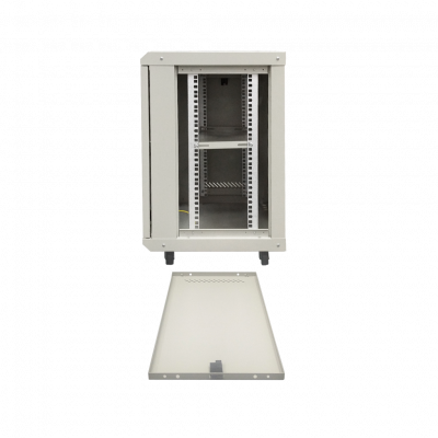 Шкаф монтажный ST-NC12U600 (СЕРЫЙ) С ПОЛКОЙ