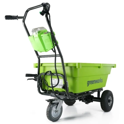 Садовая тележка самоходная Greenworks G40GC Арт. 7400007, 40V, 106 л