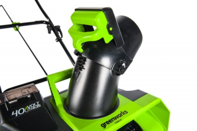 Снегоуборщик аккумуляторный Greenworks 2600007UG , 40V, 51 см, бесщеточный, с 1хАКБ 5 Ач и ЗУ