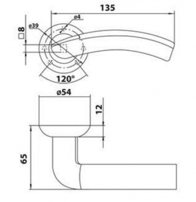 Tantos H-001-A-150-SN/CP-WB Ручки раздельные