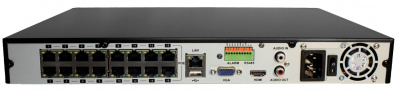 TSr-NV16255P Сетевой 16 канальный регистратор для IP камер