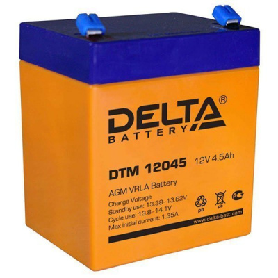 Delta DTM 12045 Аккумулятор герметичный свинцово-кислотный