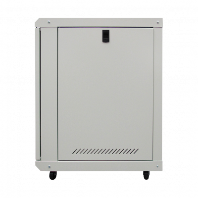 Шкаф телекоммуникационный настенный ST-NCP12U600 (СЕРЫЙ) С ПОЛКОЙ