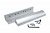 LM-Z-KD-295A/350A (Z-крепление с декоративным кожухом для замков ML-295A/ML-350A, цвет серебряный)
