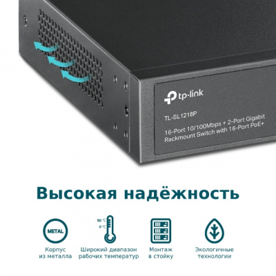 TL-SL1218P Коммутатор