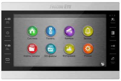 Atlas Plus HD (Black) MHD Видеодомофон c поддержкой 1080P: дисплей 10" TFT