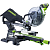 Торцовочная пила Greenworks GD24MS216, 24V, бесщеточная, 4800 об/мин, 216x30мм, рез 65х310мм, с протяжкой, без АКБ и ЗУ, арт. 1501707