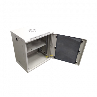 Шкаф монтажный ST-NC12U600 (СЕРЫЙ) С ПОЛКОЙ