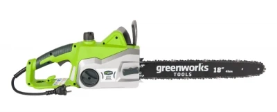 Цепная пила Greenworks GCS2046, 220v, 45 см, 2000 Вт (сетевая)