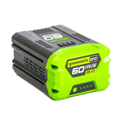 Аккумулятор Greenworks G60B2, 60v, li-ion, 2 А·ч