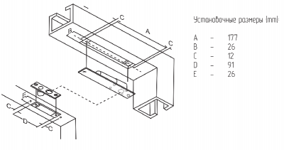 AT-EL800A Соленоидный замок Accordtec