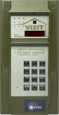 БВД-N201FCP Вызывная панель подъездного видеодомофона