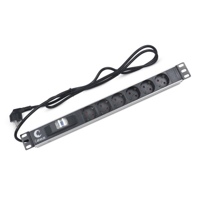 PDU-6P-B-2EU (7292c) Блок розеток 19"
