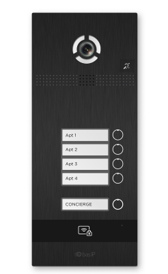 BI-04FBI BLACK Вызывная панель IP-домофона