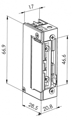 ST-SL551NO Защелка электромеханическая