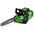 Цепная пила аккумуляторная Greenworks Арт. 2005707, GD40CS15, 40V, 35 см, бесщеточная,  до 1,5 КВТ, без АКБ и ЗУ