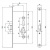 Tantos FR-7220-ZN-PB замок врезной Tantos FR-7220-ZN-PB замок врезной