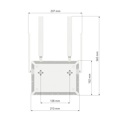Keenetic Hero 4G+ (KN-2311) Гигабитный интернет-центр с модемом 4G/3G