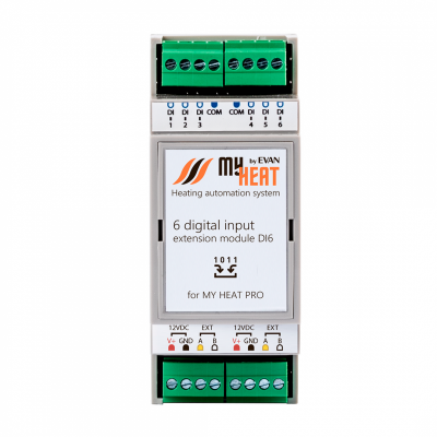 Дискретный блок расширения MyHeat DI6