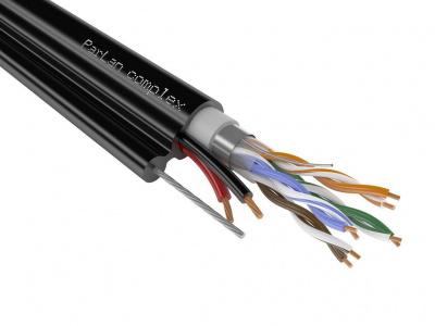 ParLan complex F/UTP4 Cat5e + 2х0,50 PVC/PEtr Кабель симметричный (витая пара)