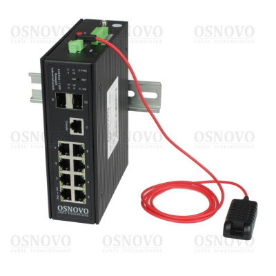 SW-80802/ILS(port 90W,300W) Коммутатор с PoE