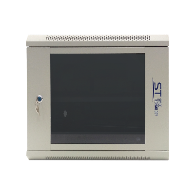 Шкаф монтажный ST-NC9U600 (СЕРЫЙ) С ПОЛКОЙ