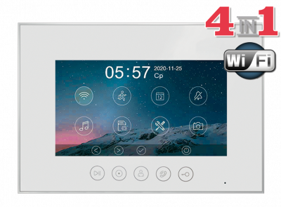Marilyn HD Wi-Fi s XL (white) Монитор цветного видеодомофона 7 дюймов