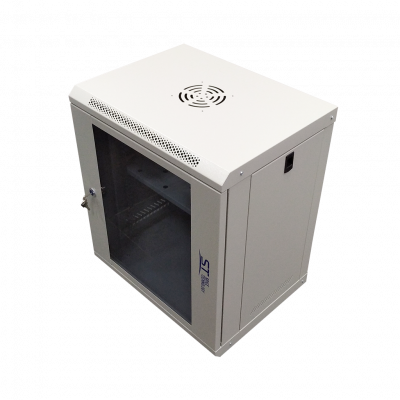 Шкаф монтажный ST-NC12U600 (СЕРЫЙ) С ПОЛКОЙ
