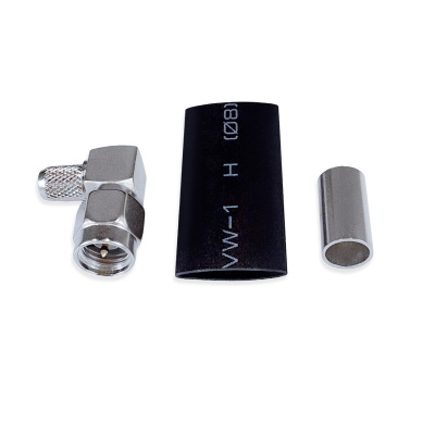 Разъём VEGATEL SMA-male/RG-58 угловой R04193