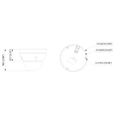EZ-HAC-D3A21P-VF Купольная HDCVI-камера EZ-IP