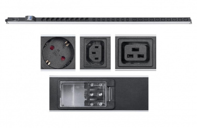 PDU-32-10S-10C19-8C13-B-T (9547c) Блок розеток 19"