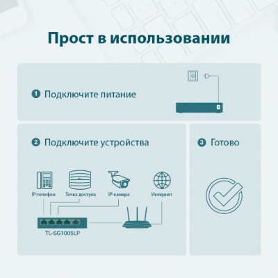 TL-SG1005LP Коммутатор