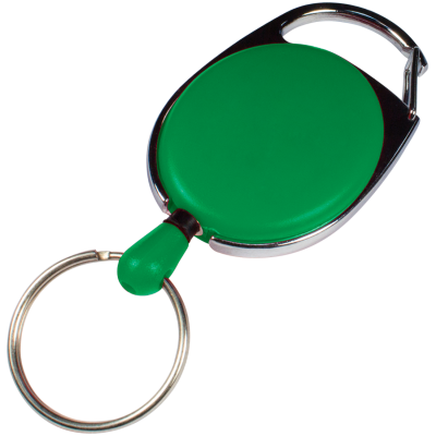 TS-Retractor 02 Ретрактор для бейджей и проксимити карт, овальный (32х40 мм)